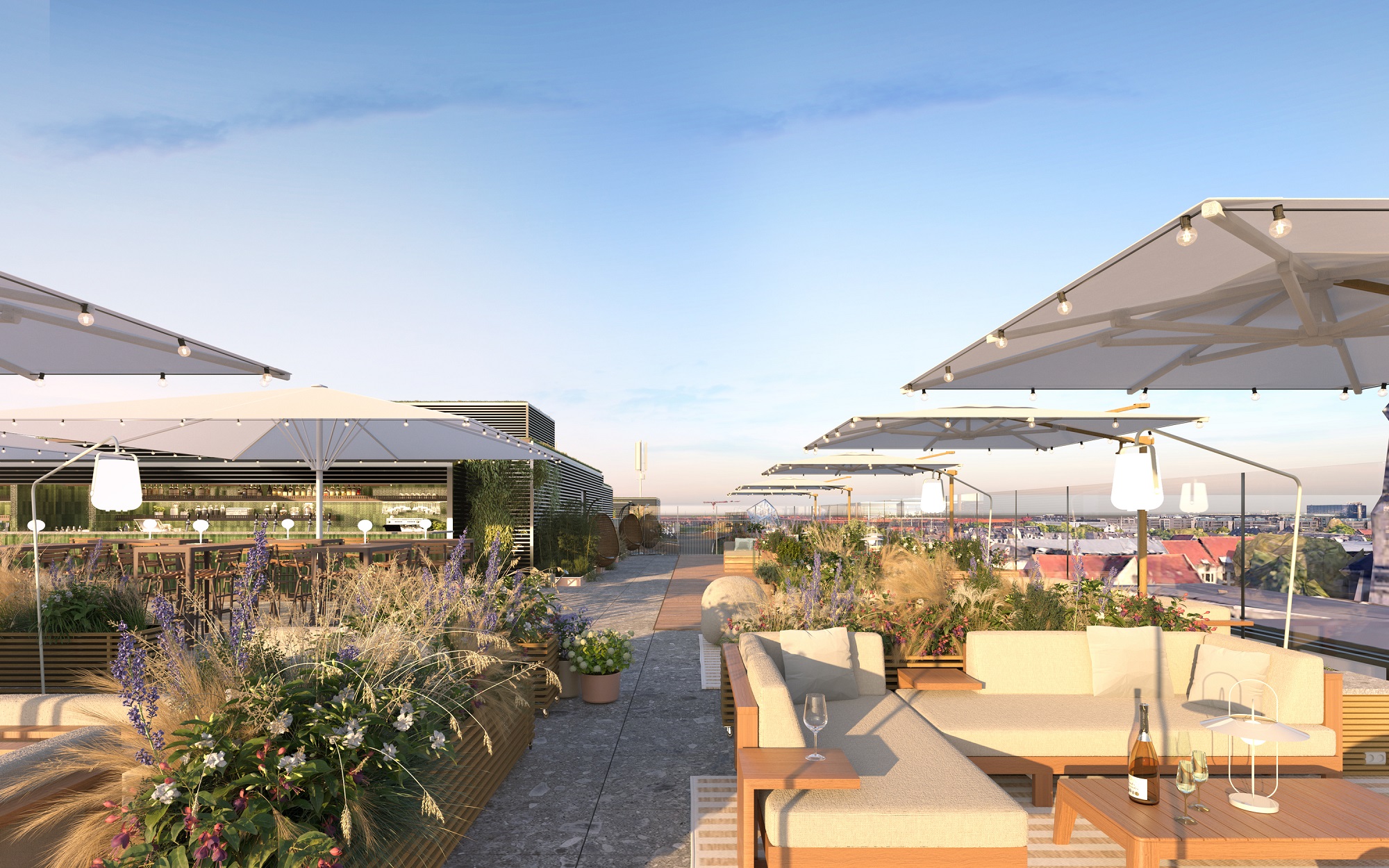 Nh Collection Rooftop Bar Køkken & restauranter | NH Collection Copenhagen
